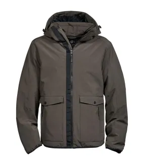 Men's Dark Khaki Green Urban Adventure Jacket by Tee Jays