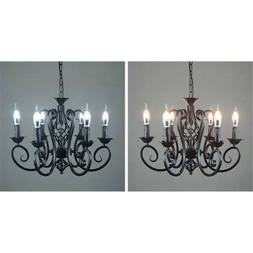 Vintage black iron industrial pendant light - Vintage Universe