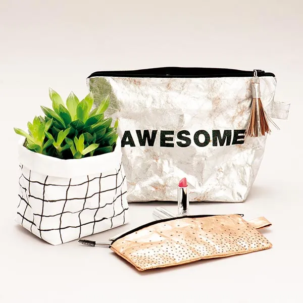 Washable Paper [48x100 cm] | RICO DESIGN - or rose métallique