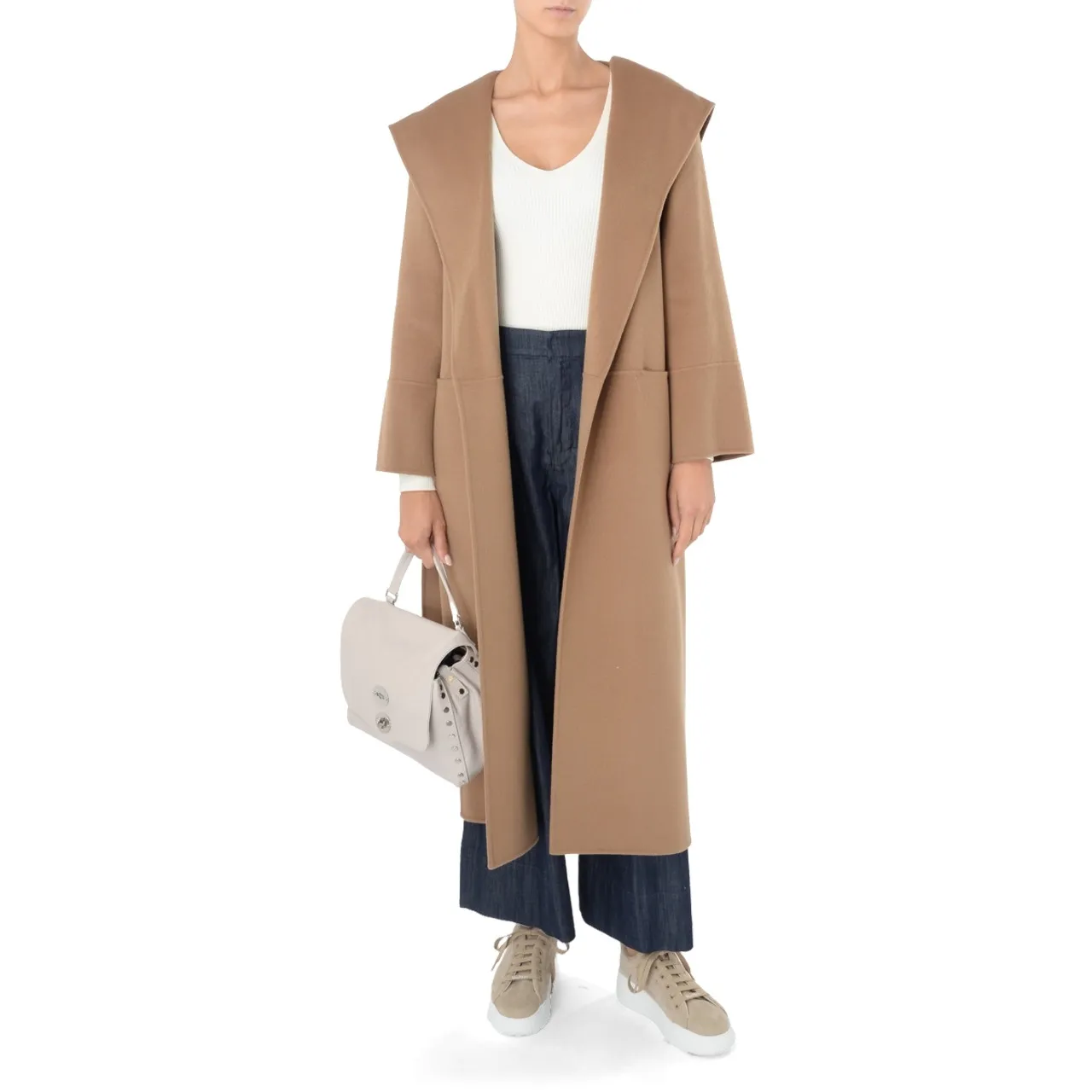 Zanellato Sac Postina Daily Giorno S en cuir onyx blanc